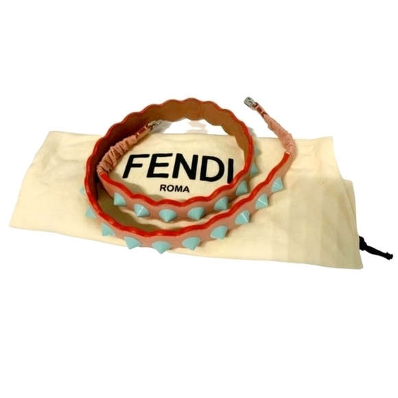 Fendi Accessories - Fendi | Studded Leather Belt